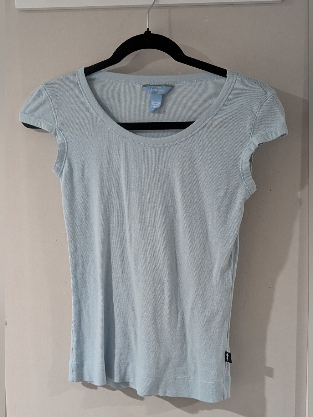 Horny Toad Light Blue Scoop Neck Short Sleeve Tee